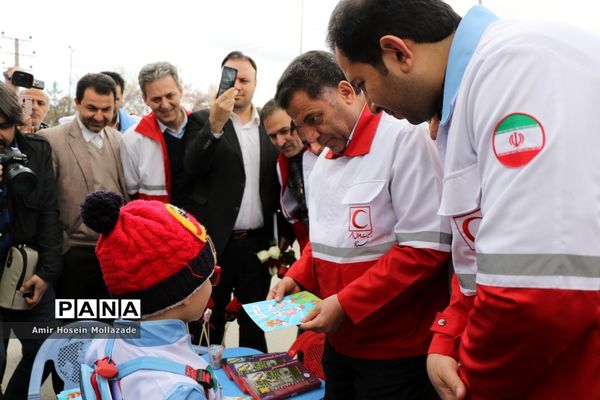 افتتاح طرح امداد نوروزی هلال احمر آذربایجان غربی