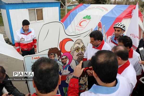 افتتاح طرح امداد نوروزی هلال احمر آذربایجان غربی
