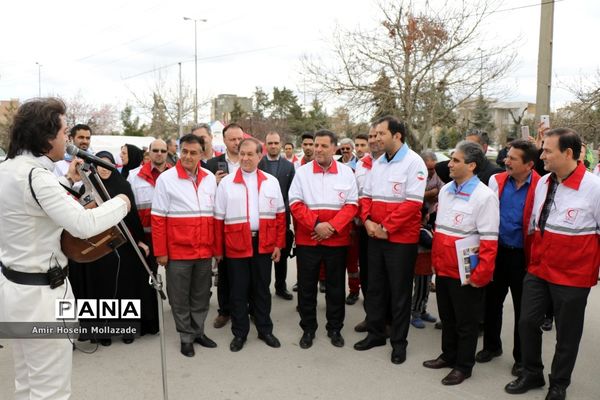 افتتاح طرح امداد نوروزی هلال احمر آذربایجان غربی