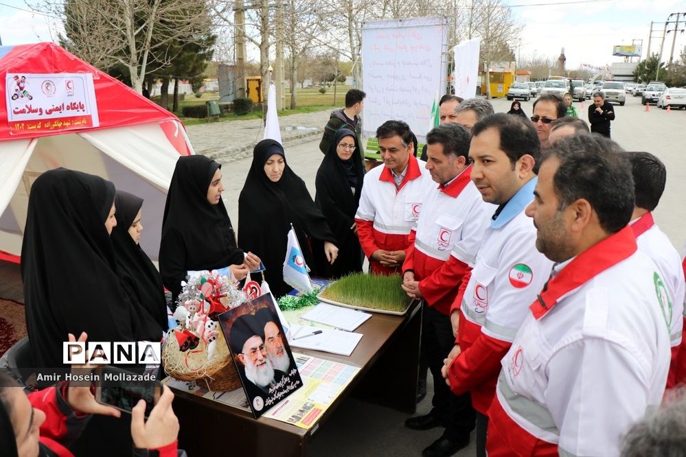 افتتاح طرح امداد نوروزی هلال احمر آذربایجان غربی