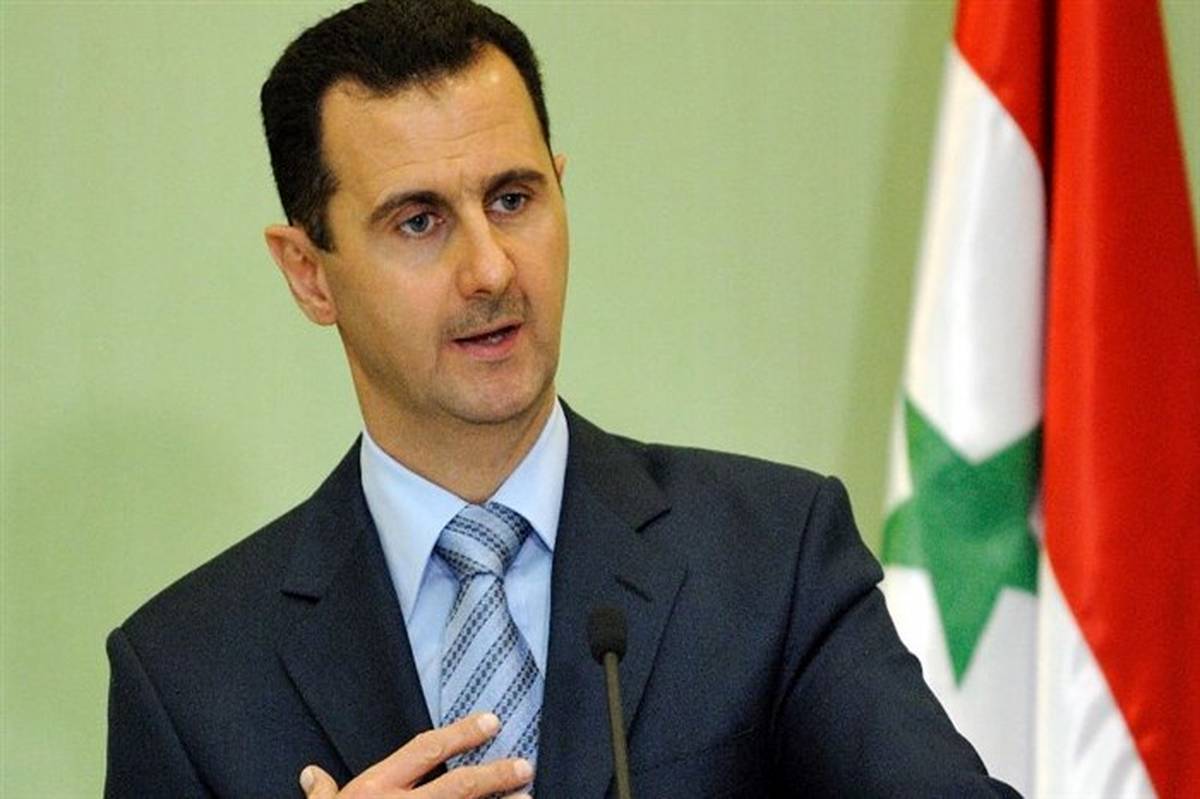 دیدار  اسد با رؤسای ستاد کل نیروهای مسلح ایران و عراق