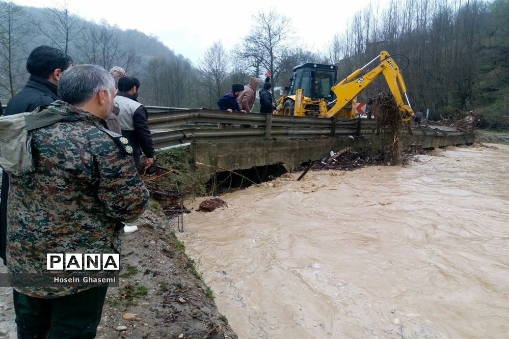 امدادرسانی به سیل‌زدگان شهرستان سوادکوه