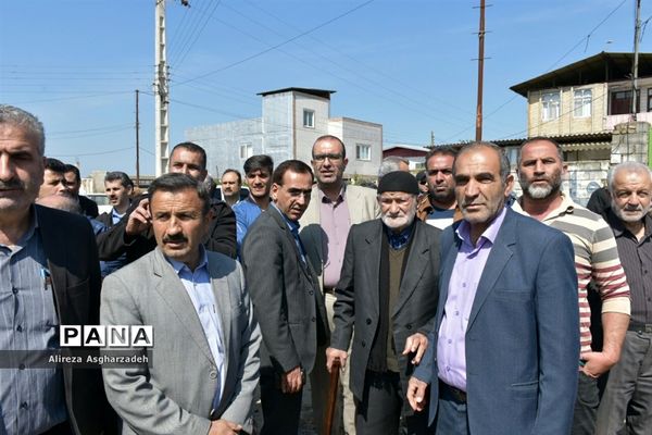 بازدید رئیس مجلس از مناطق سیل‌زده بابلسر