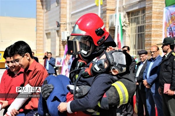 مانور استانی پیشگیری از حوادث چهارشنبه آخر سال در مشهد