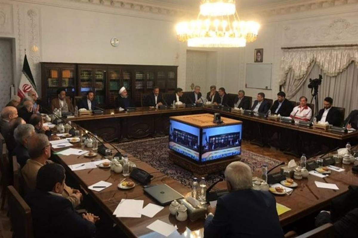 روحانی جلسه ستاد مدیریت بحران خواستار شد: کاستن از بروکراسی اداری و تسریع در پرداخت خسارات به مردم
