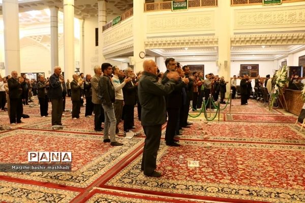 مراسم بزرگداشت جانباختگان حادثه سیل در شیراز