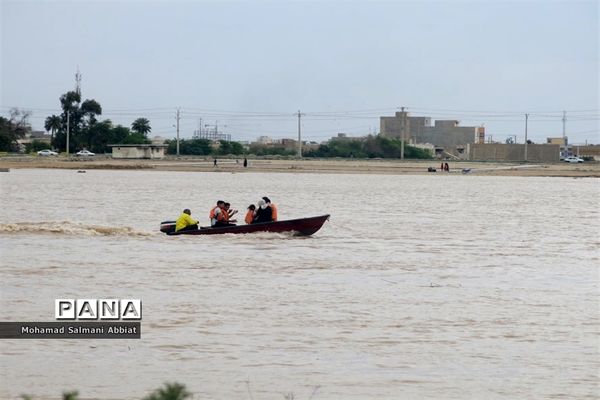 افزایش سطح آب رود کارون در اهواز