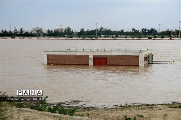 افزایش سطح آب رود کارون در اهواز