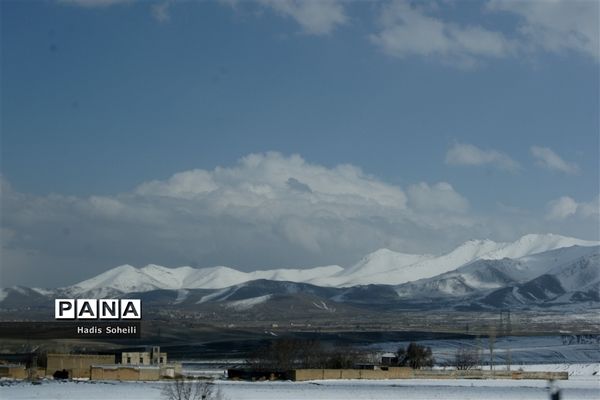 برف بهاری درگردنه اسدآباد همدان