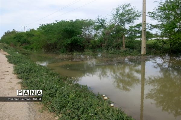 طغیان رودخانه کارون در بخش اسماعیلیه اهواز