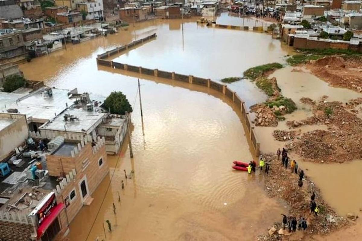 اقدامات قرارگاه پدافند هوایی خاتم الانبیا (ص) در مناطق سیل زده کشور