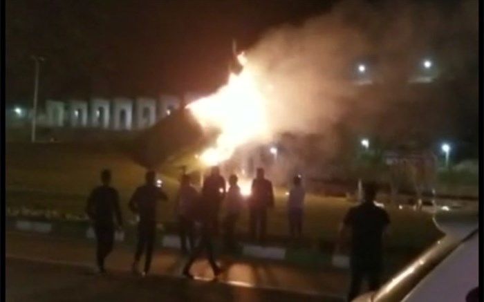 آتش نشانی شیراز: آتش سوزی طاووس عمدی بود