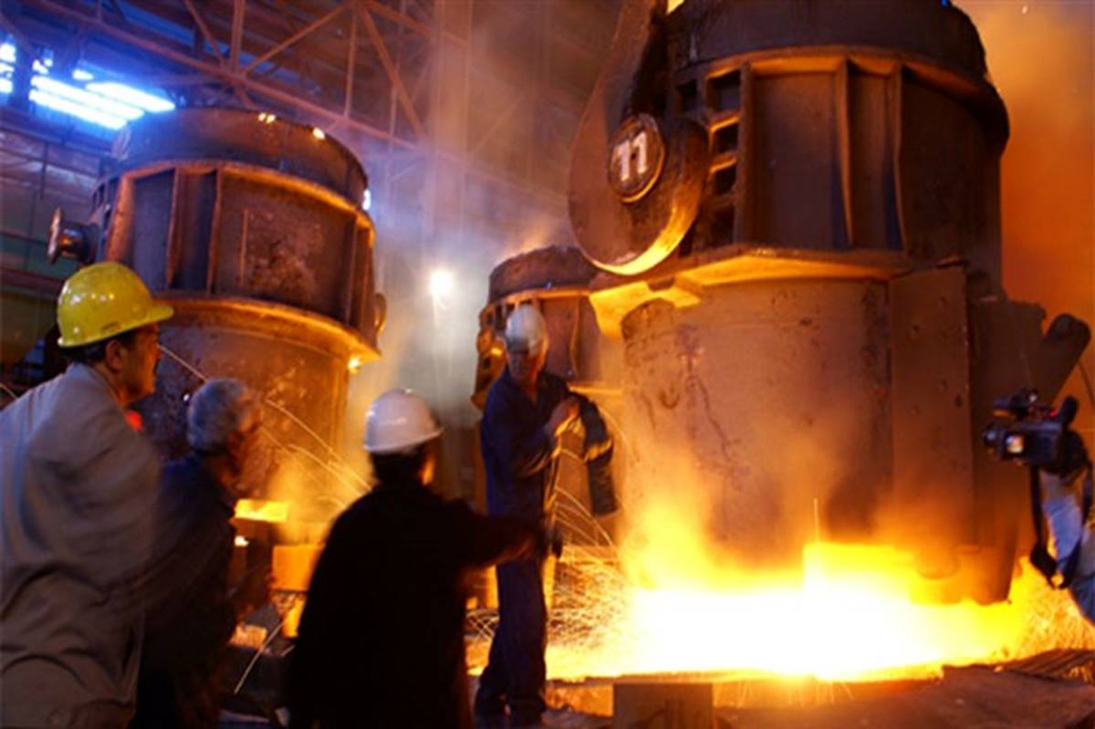 رشد ۷.۶ درصدی تولید فولاد خام ایران