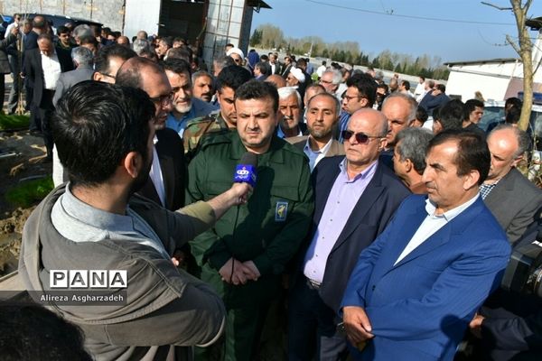 آیین اولین نشاء مکانیزه برنج کشور در روستای باقرتنگه بابلسر