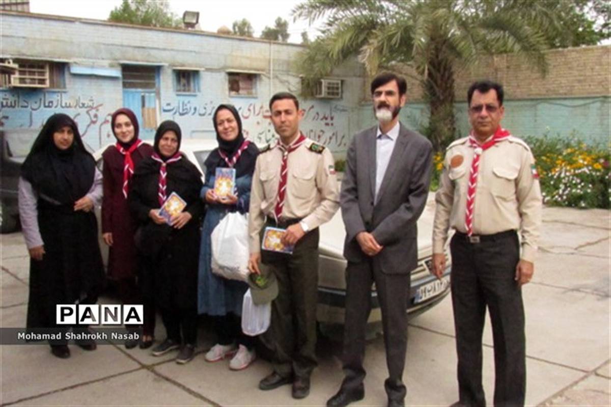 اعزام مربیان پیشتاز به اردوگاهای  اسکان سیل زدگان خوزستان