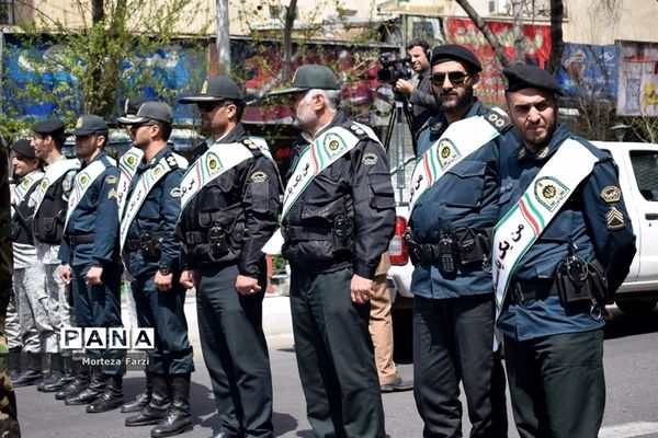 راهپیمایی مردم تبریز در حمایت از سپاه پاسداران انقلاب اسلامی