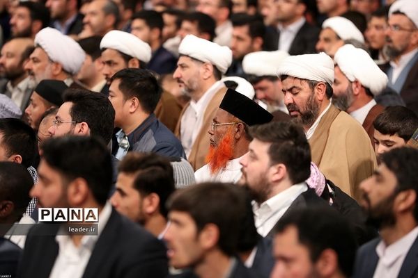 دیدار شرکت کنندگان در مسابقات بین‌المللی قرآن با رهبر انقلاب