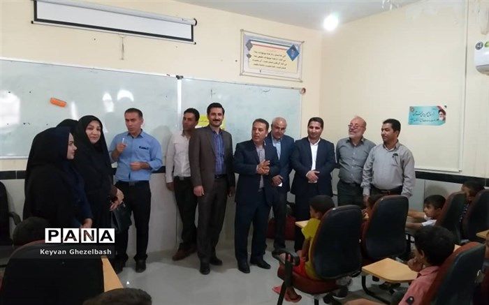 تشکیل و راه اندازی کلاس‌های درس توسط خیرین آموزشی شهرستان امیدیه در پادگان شهید غلامی حمیدیه