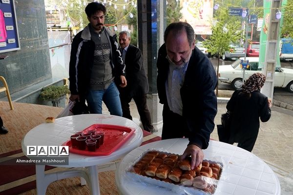 ایستگاه صلواتی سازمان دانش‌آموزی آذربایجان شرقی به مناسبت نیمه شعبان