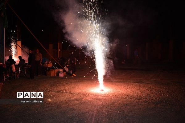 برپایی جشن میلاد در هیات صاحب الزمانی شهرستان خوسف
