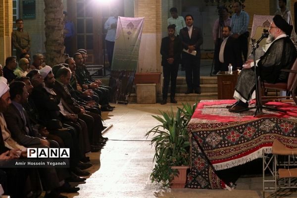 مراسم گرامیداشت سالروز تاسیس سپاه پاسداران انقلاب اسلامی با حضور آیت الله خاتمی در جزیره کیش