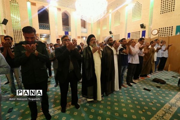 مراسم گرامیداشت سالروز تاسیس سپاه پاسداران انقلاب اسلامی با حضور آیت الله خاتمی در جزیره کیش