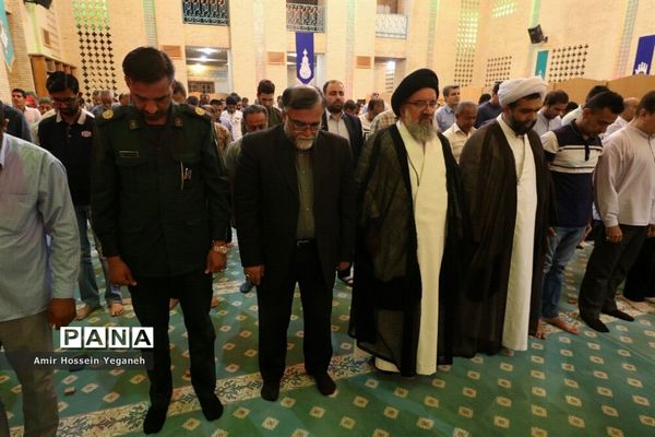 مراسم گرامیداشت سالروز تاسیس سپاه پاسداران انقلاب اسلامی با حضور آیت الله خاتمی در جزیره کیش