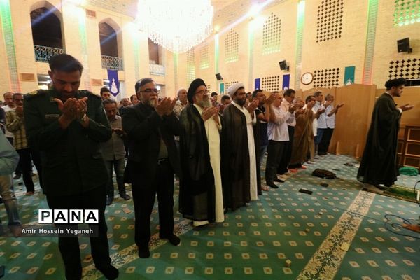 مراسم گرامیداشت سالروز تاسیس سپاه پاسداران انقلاب اسلامی با حضور آیت الله خاتمی در جزیره کیش