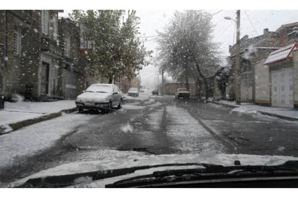 برف بهاری آذربایجان غربی را سفید پوش کرد