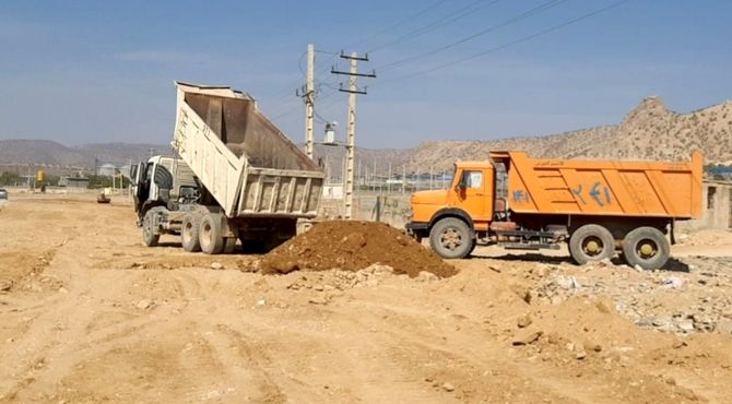 آغاز زیرسازی مسیر کلیدی شهرک صنعتی لردگان به جاده خوزستان