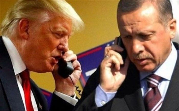 گفتگوی تلفنی اردوغان با ترامپ با موضوع تحریم‌های واشنگتن ضد ایران