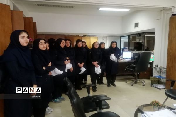 بازدید دانش آموزان پیشتازتهرانی  از مراکز و شعب سازمان تامین اجتماعی