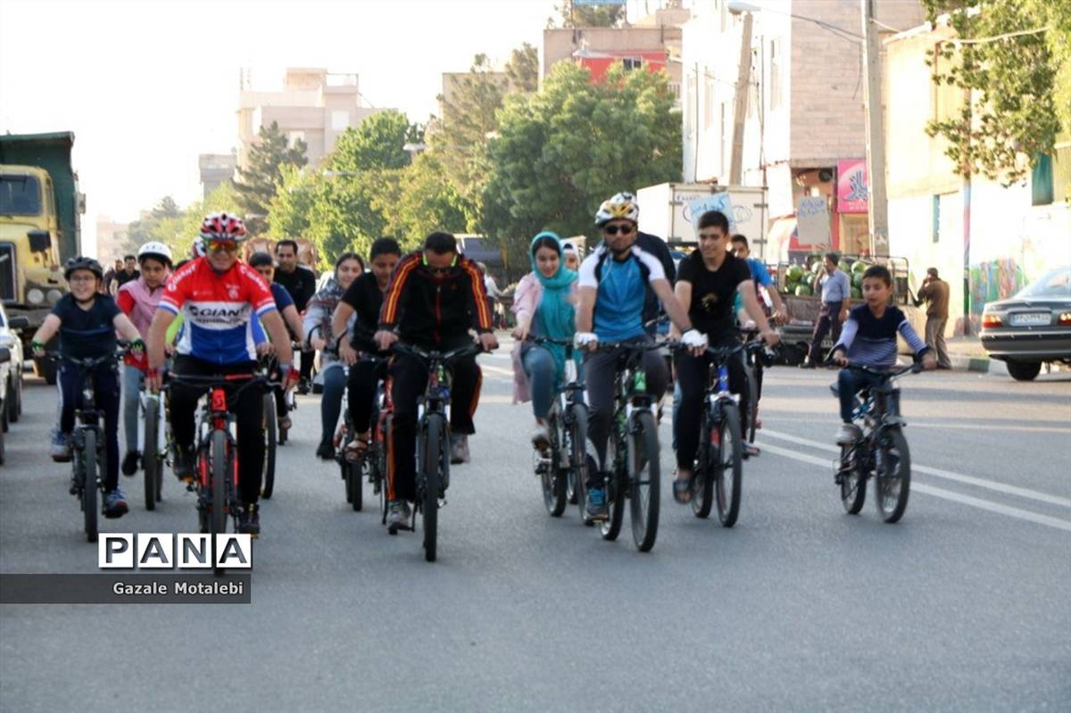 همایش دوچرخه‌سواری همگانی در اسلامشهر