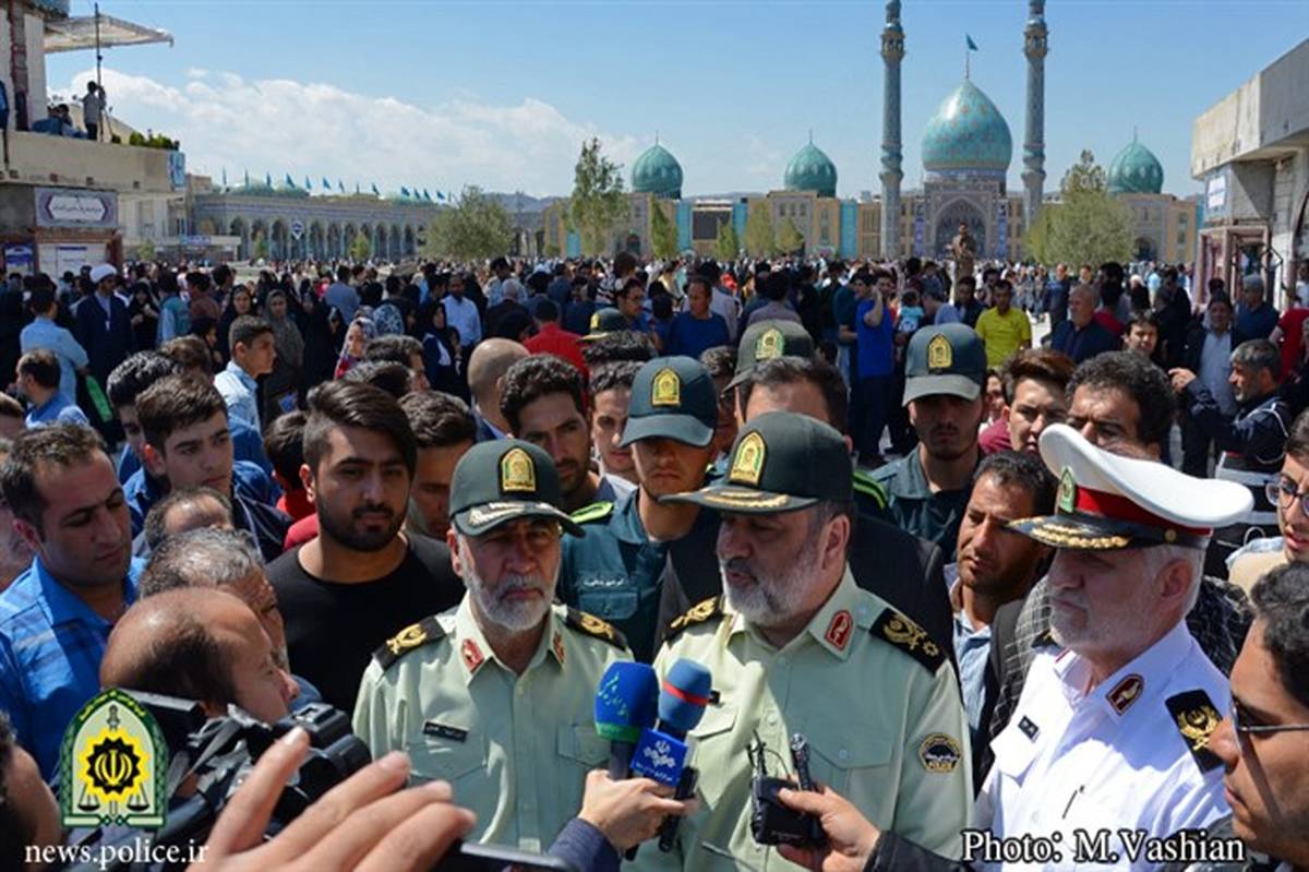 افزایش 12 درصدی تردد زائران در شهر قم/ بیش از 5 هزار نیروی پلیس در ایام شعبانیه، خدمتگزار مردم