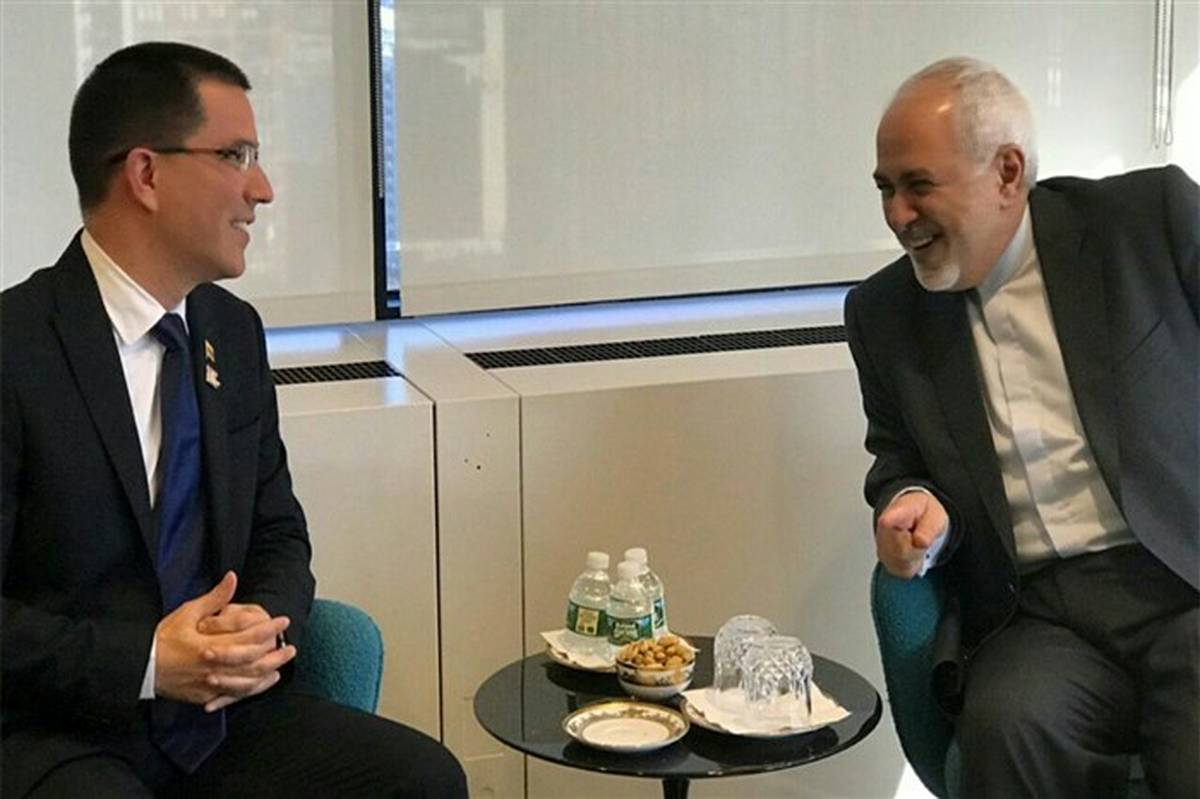 دیدار ظریف با وزیر امور خارجه ونزوئلا در نیویورک