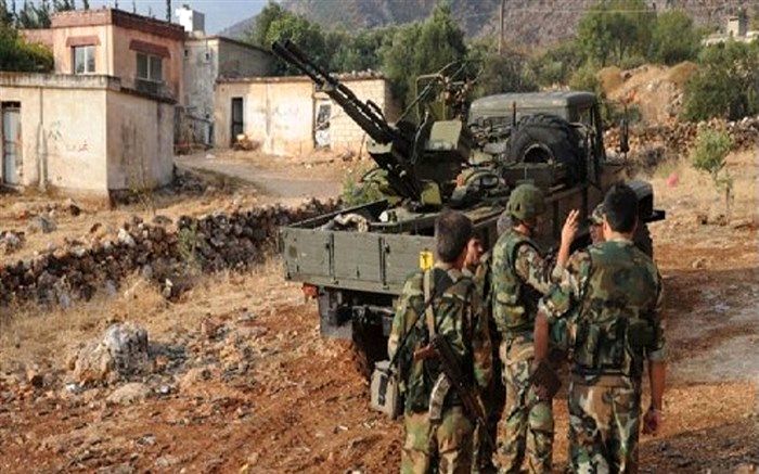 ارتش سوریه مواضع تروریست ها را منهدم کرد