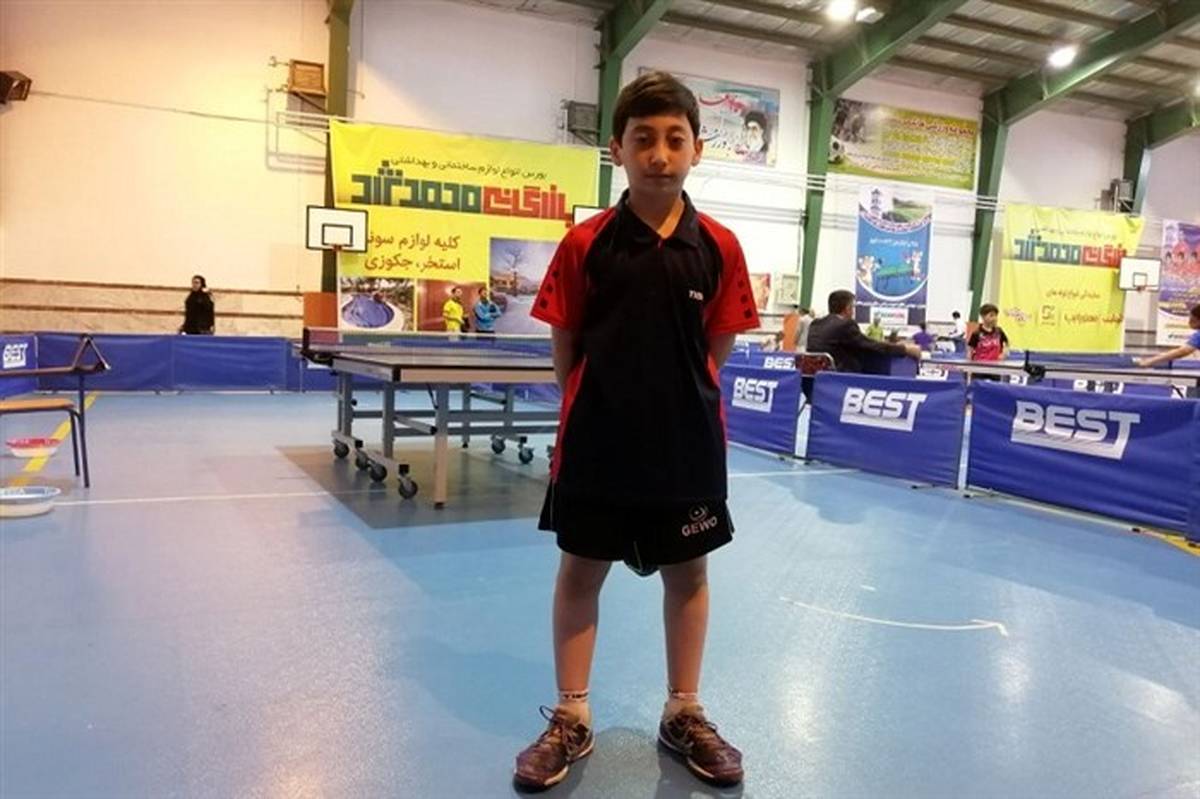 پسر مهابادی به اردوی تیم ملی تنیس روی میز نونهالان دعوت شد