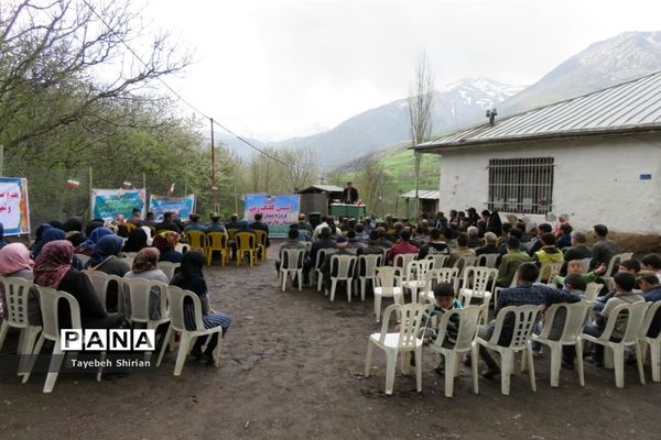 آیین کلنگ‌زنی دبستان مشارکتی داریوش کمالی در روستای یازن رامسر