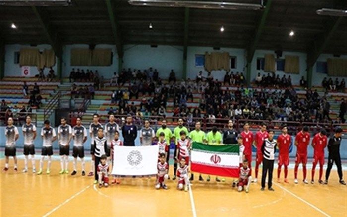 تساوی بازی دوستانه تیم ملی فوتسال امید ایران در مقابل تیم فوتسال شهرداری ارومیه