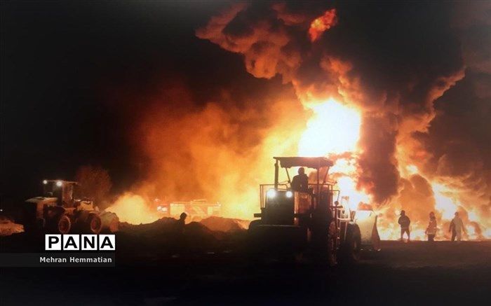 انفجار گالن‌های اسید در خمینی شهر