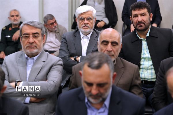 دیدار مسئولان نظام با مقام معظم رهبری