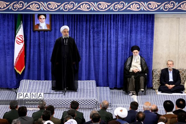 دیدار مسئولان نظام با مقام معظم رهبری