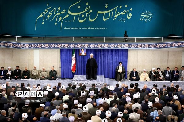 دیدار مسئولان نظام با مقام معظم رهبری