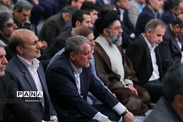 دیدار مسئولان نظام با مقام معظم رهبری