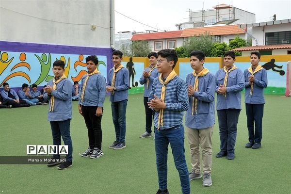 بازی بومی‌محلی دانش‌آموزان پیشتاز شهرستان فریدونکنار