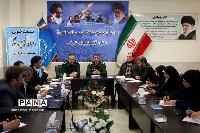 نشست خبری مسئول بسیج سازندگی سپاه عاشورا