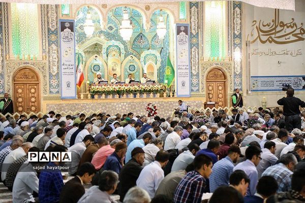 مراسم ترتیل خوانی عمومی قرآن  در حرم حضرت فاطمه معصومه (س)