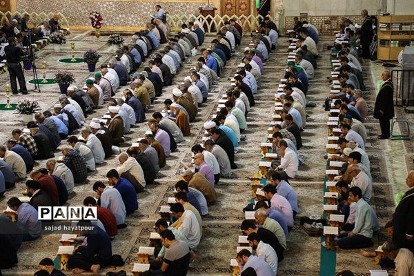 مراسم ترتیل خوانی عمومی قرآن  در حرم حضرت فاطمه معصومه (س)