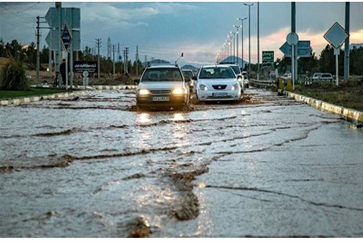 بارش شدید باران در ۹ استان