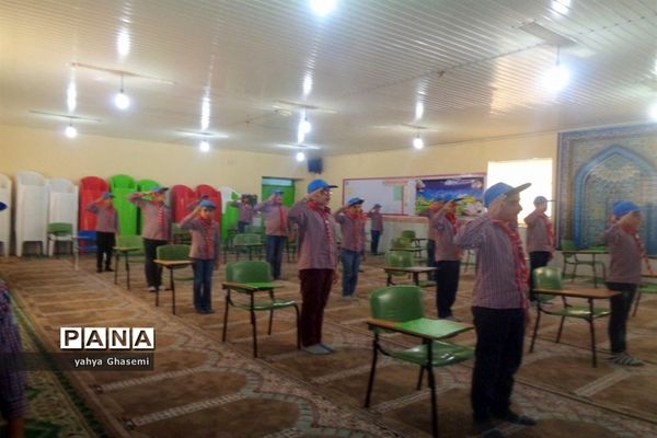 مراسم بزرگداشت سالروز تاسیس سازمان دانش آموزی در دبستان شهید قلی زاده  شبانکاره-1